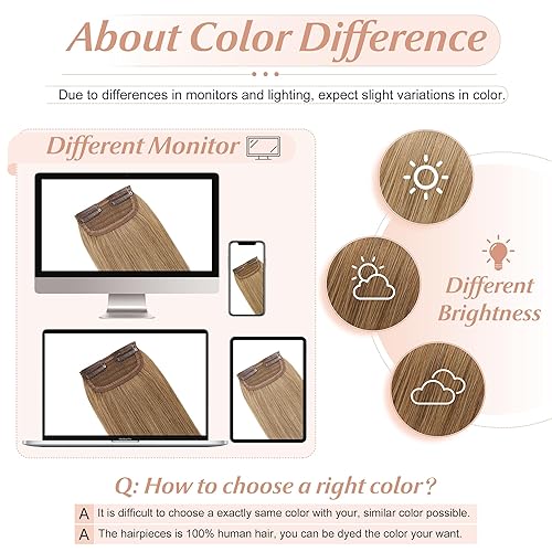 Miniatura 4 de SEGO 2 extensiones de cabello corto con clip de 4 pulgadas, 0.63 oz, 100% cabello humano para mujeres con cabello adelgazante que añade volumen,