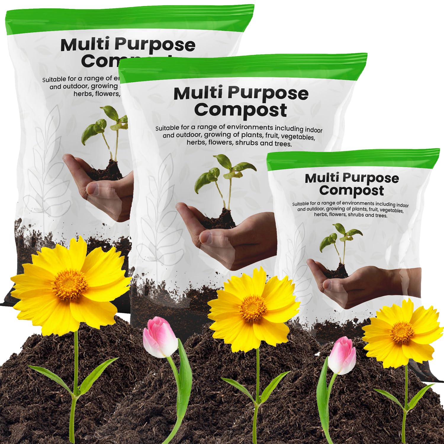 100L Specially Formulated Multi Purpose Nutrient Rich Potting Compost