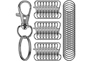 Lobster Claw Clasps with Keychain Making Kit