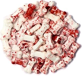 Mystic Sprinkles Halloween Candy Shape Sprinkles (Large Bloody Bones, 1 Pound Bag)