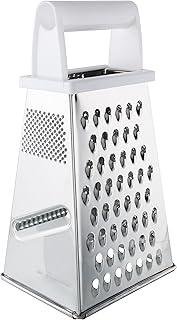 Fackelmann Grattugia Universale a 4 Facciate, Bianco