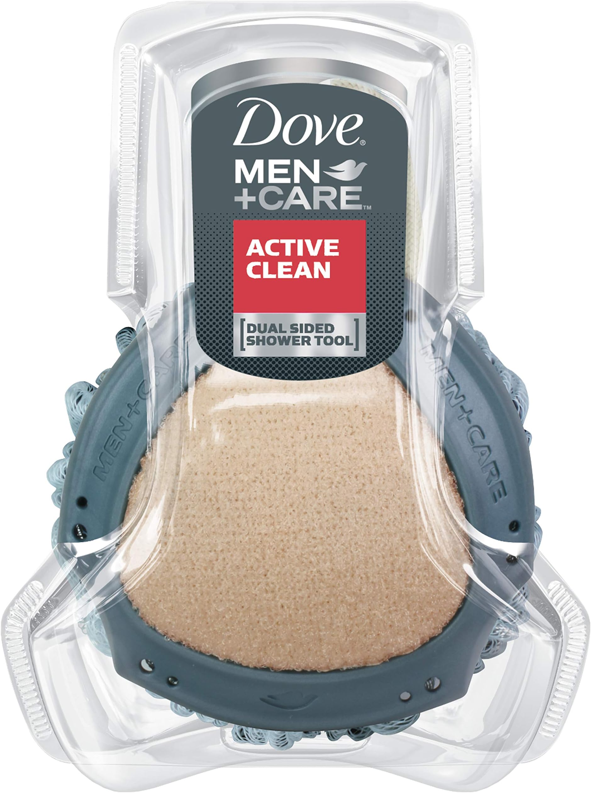 Dual Sided Shower Tool, Active Clean 1 Count