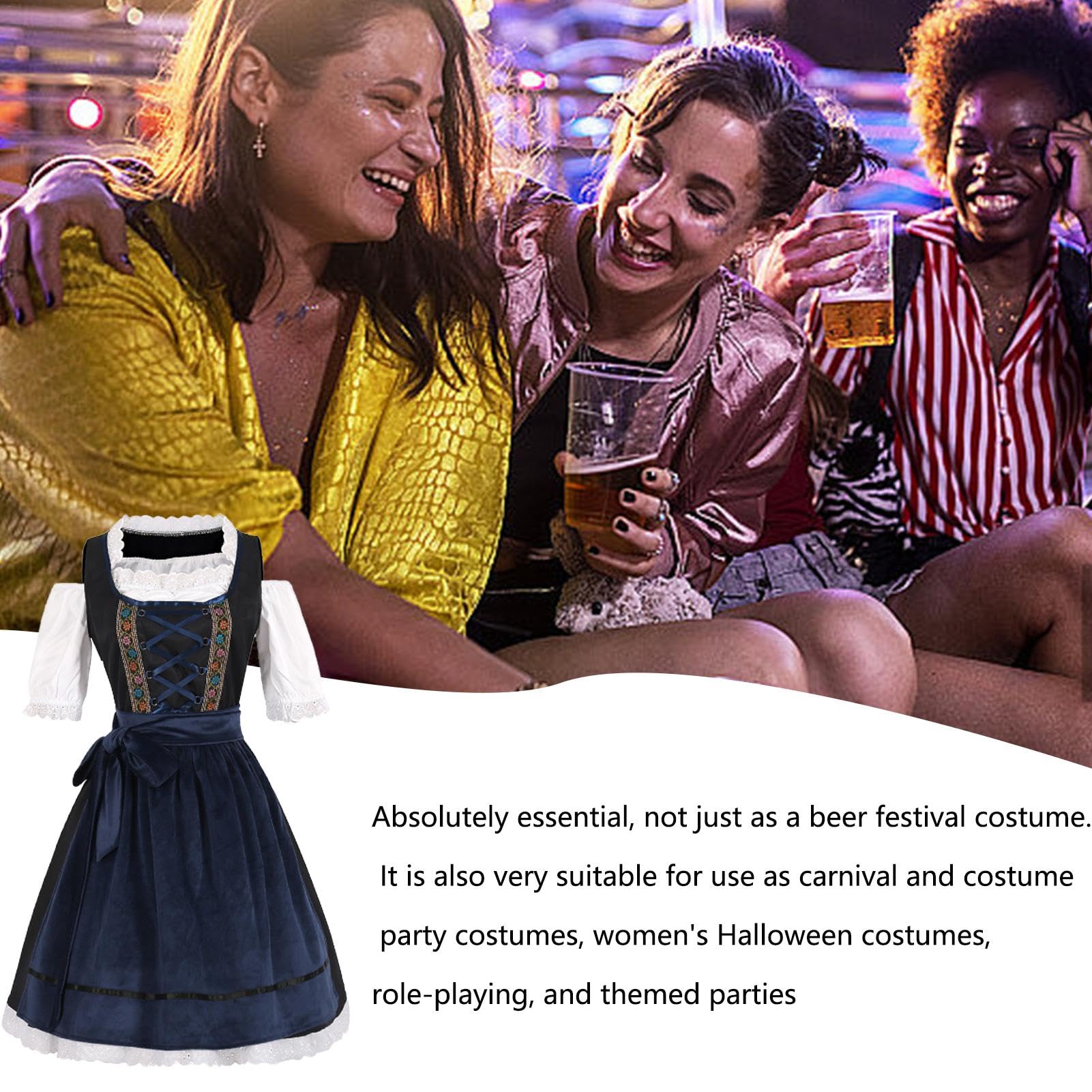 Oktoberfest Kostüm Damen,Damen Oktoberfest Outfits | Traditionelle deutsche Outfits,Bierfest Deutsche Oktoberfest-Kostüme für Damen, Bierfest-Outfit