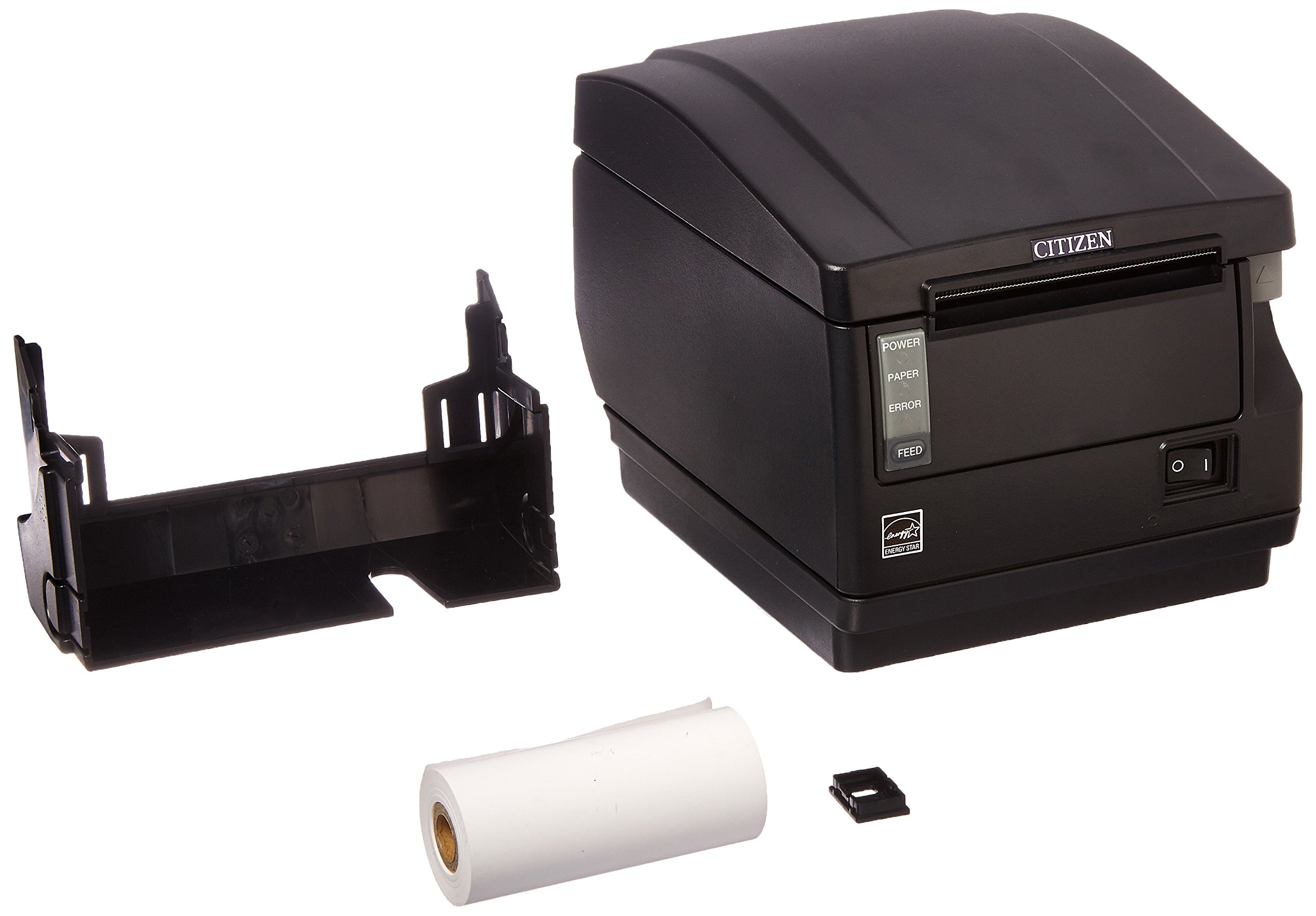 Citizen America CT-S651S3PAUBKP CT-S651 Series POS Thermal Printer with PNE Sensor, Front Exit, IEEE 1284 Parallel Connection, Black