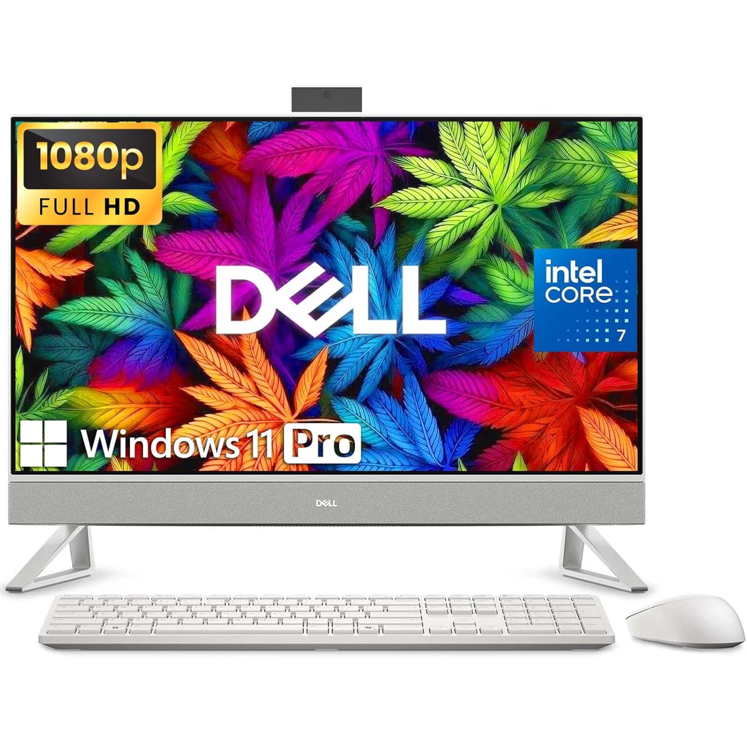 Dell 27 AIO FHD IPS Display All-in-One Desktop Computer Intel Core 7-150U 10 cores Intel Graphics 16GB DDR5