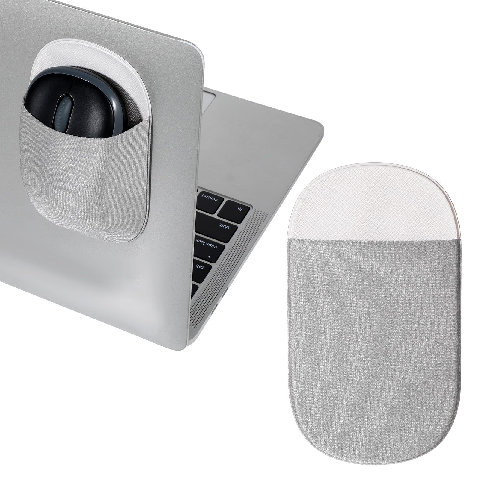 Mouse Holder for Laptop Stick On Mouse Pouch Sleeve Mouses Pocket for Laptop Office Home-picture-15