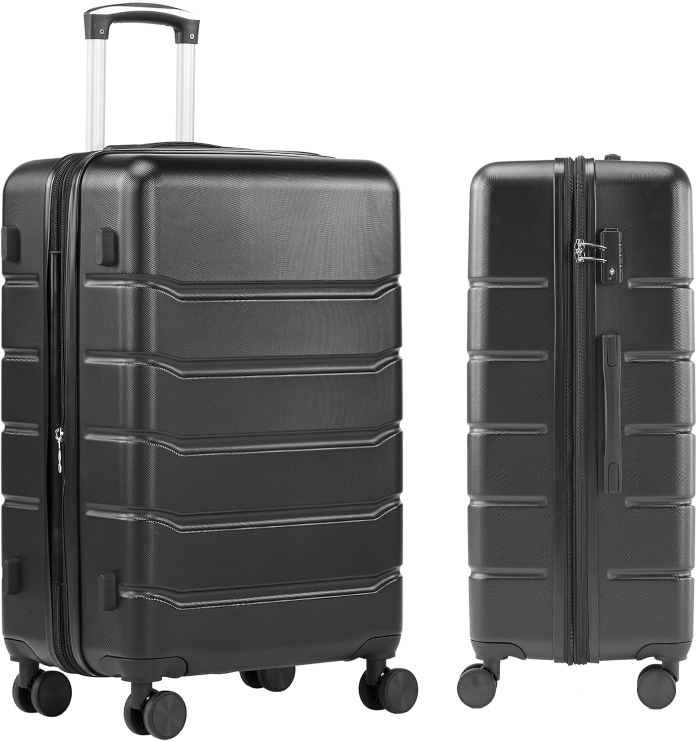 Simple Deluxe 28 Inch Expandable Hardside Carry On with