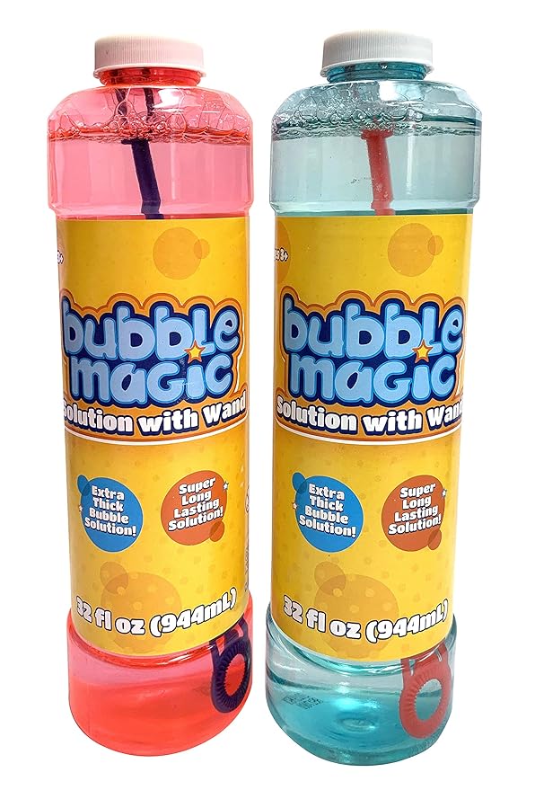 Buy Bubble Magic Solution with Wand for Kids Age 3 and Up Online at Low