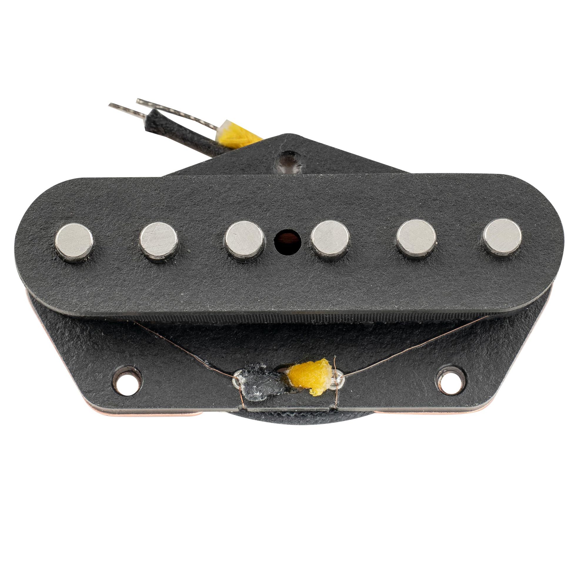 Musiclily Pro TL-50S Alnico 5 Micro Single Coil Chevalet Pickup pour Guitare électrique type Tele, Noir