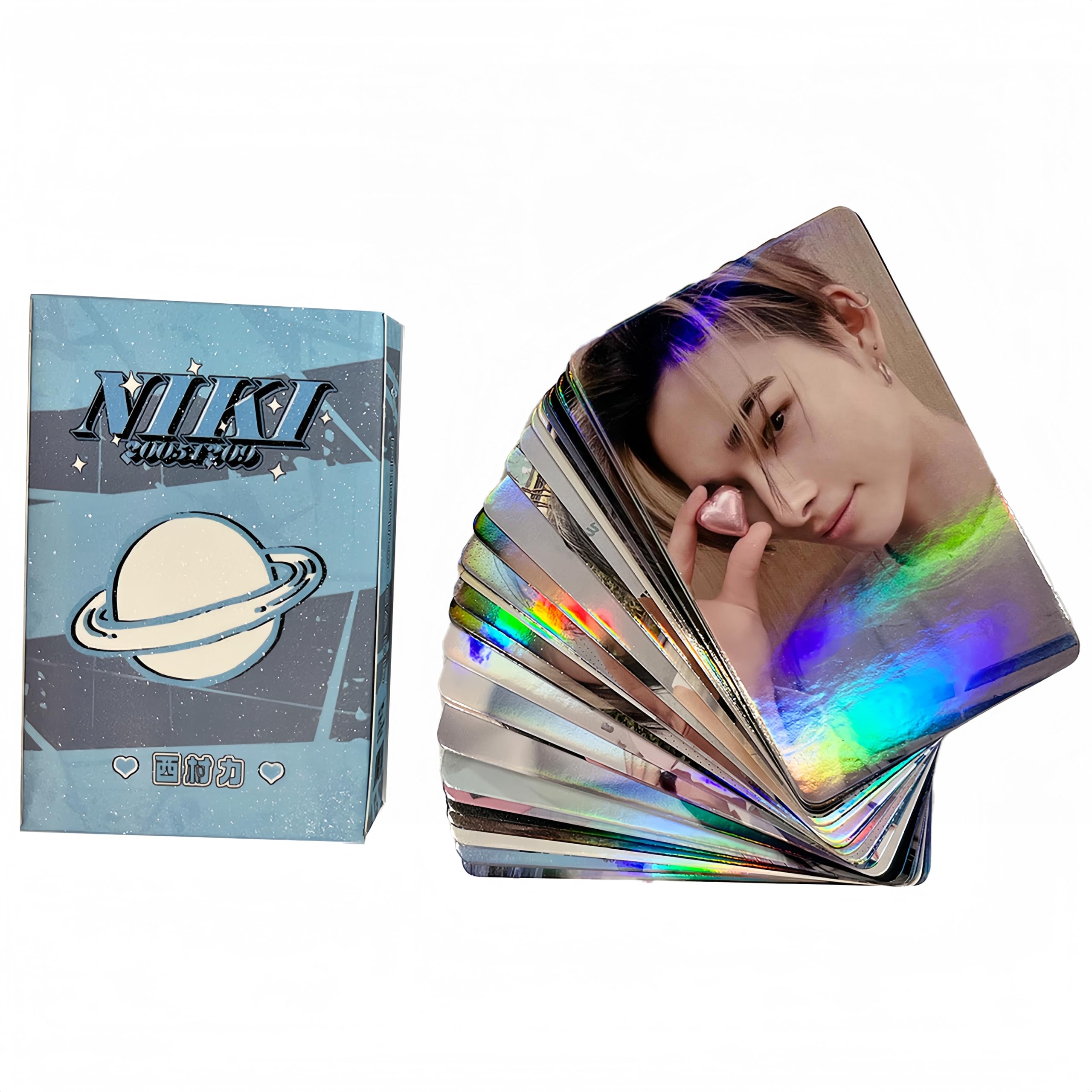 FOURBOM NI-KI Laser Cards 50pcs ENHYPEN Photocards ENHYPEN NI-KI