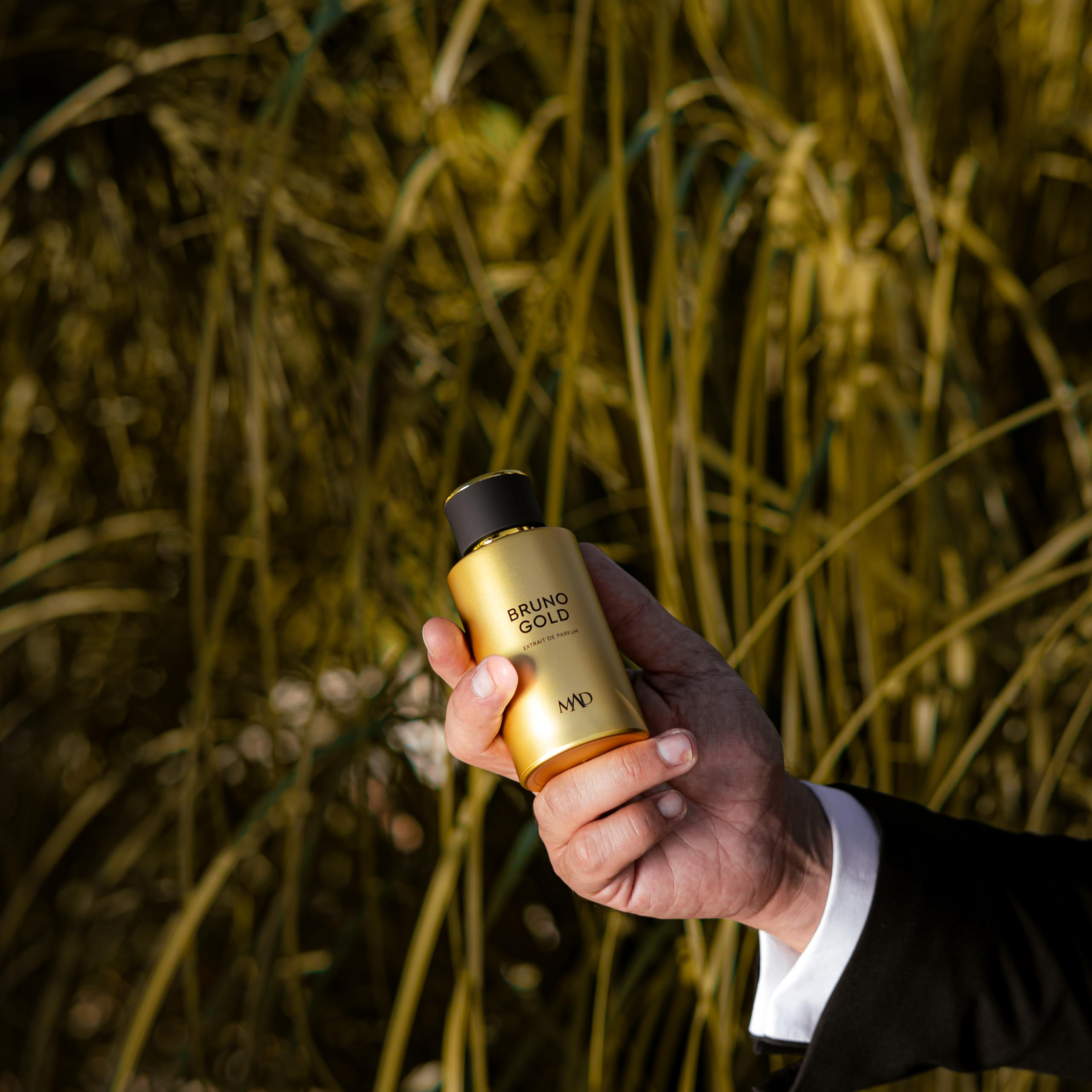 MAD Bruno Gold Unisex Extrait de Parfum 100 ml – Apfel,Pfirsich&Sandelholz | Chypre & Fruchtig