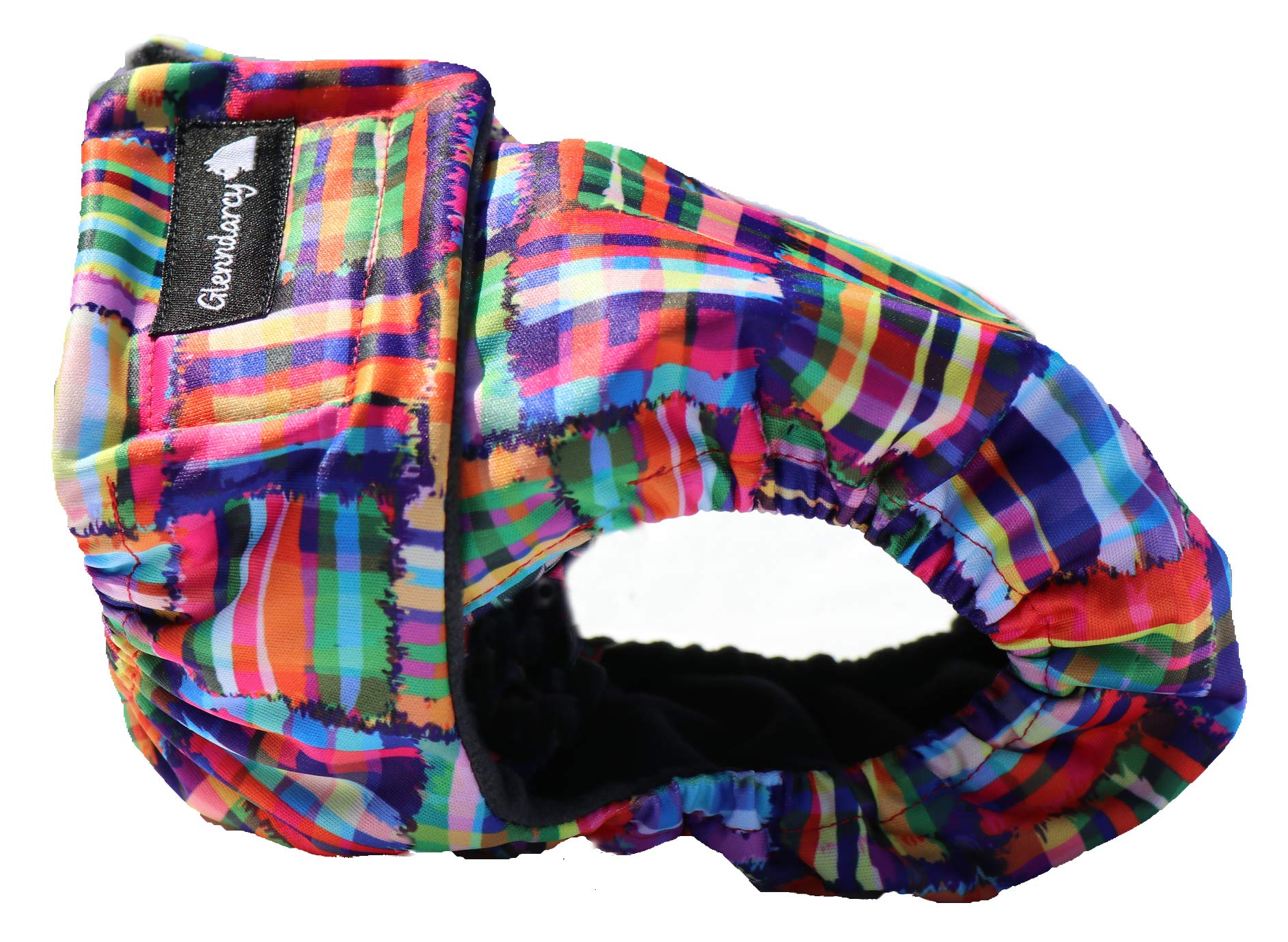 Glenndarcy Female Dog Season Nappy - Waterproof Fabric (Size Small Pants, Patchwork) — image 1