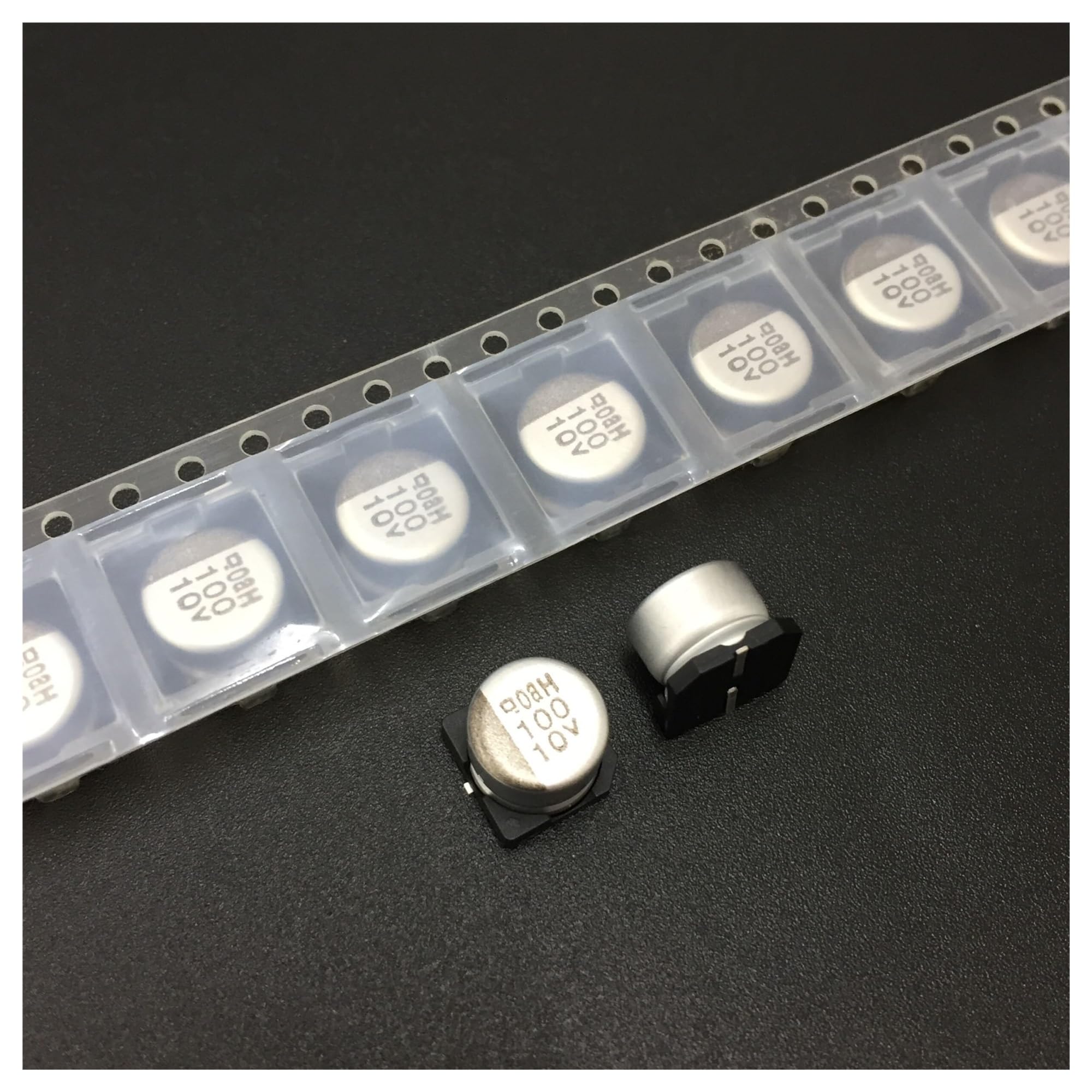 Condensateur 10V 100uF résistant à la chaleur pour réparer vos circuits CMS