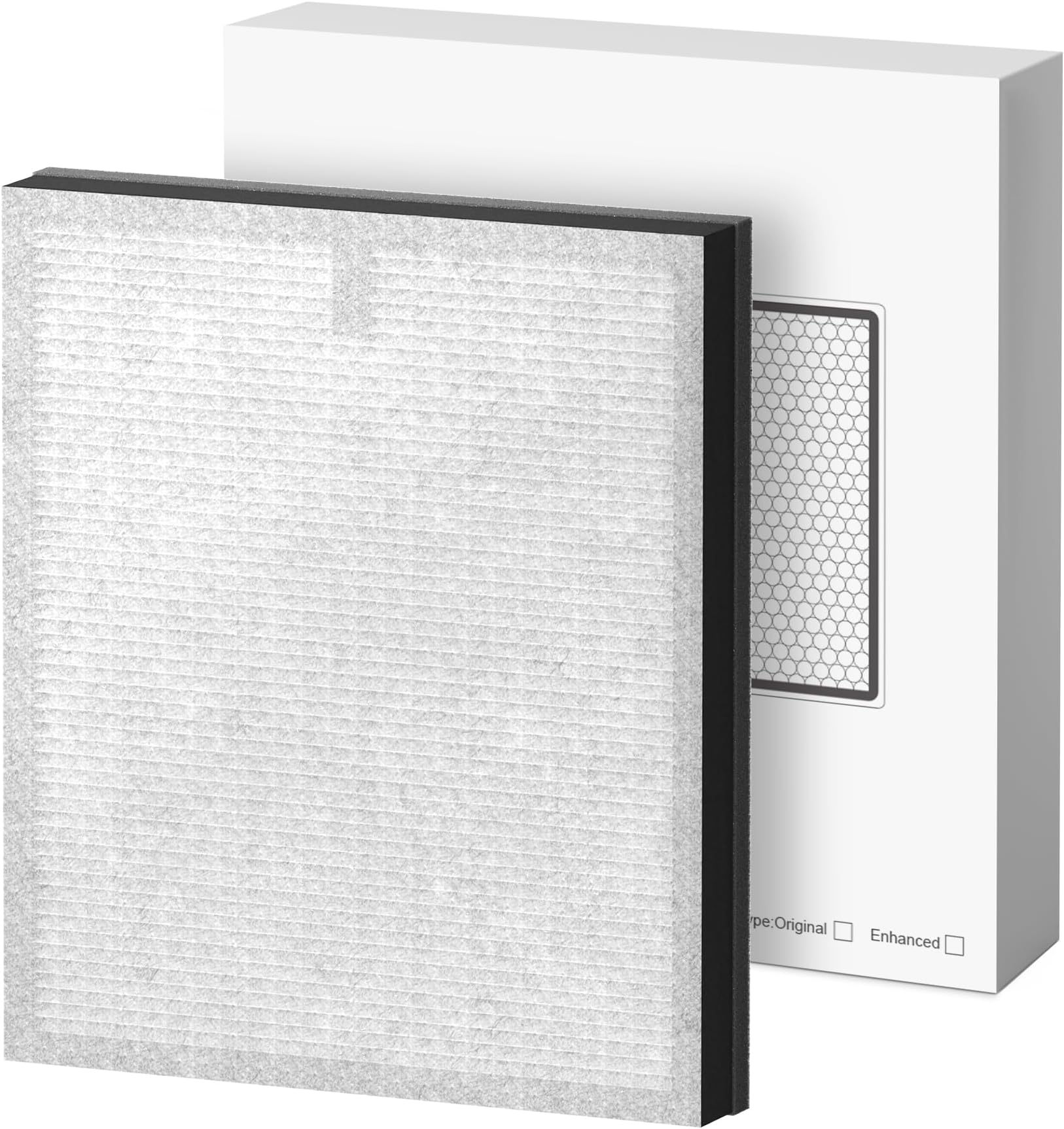 MORENTO 2 Pack HY4866 Genuine Air Purifier Replacement Filter for HY4866 Air Purifer, Enhanced Version