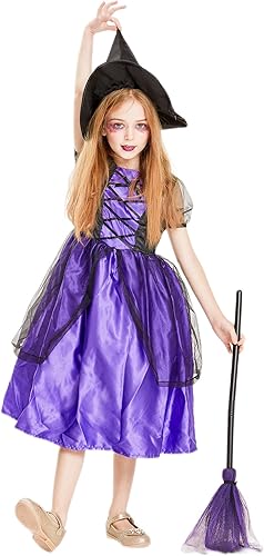 Disfraz de bruja para niñas, disfraz de araña para niños, disfraz de araña de Halloween