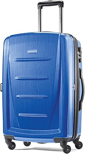 Vista 201 de Samsonite Winfield 2 Equipaje rígido con ruedas giratorias, Azul profundo, Juego de 3 piezas (20/24/28)