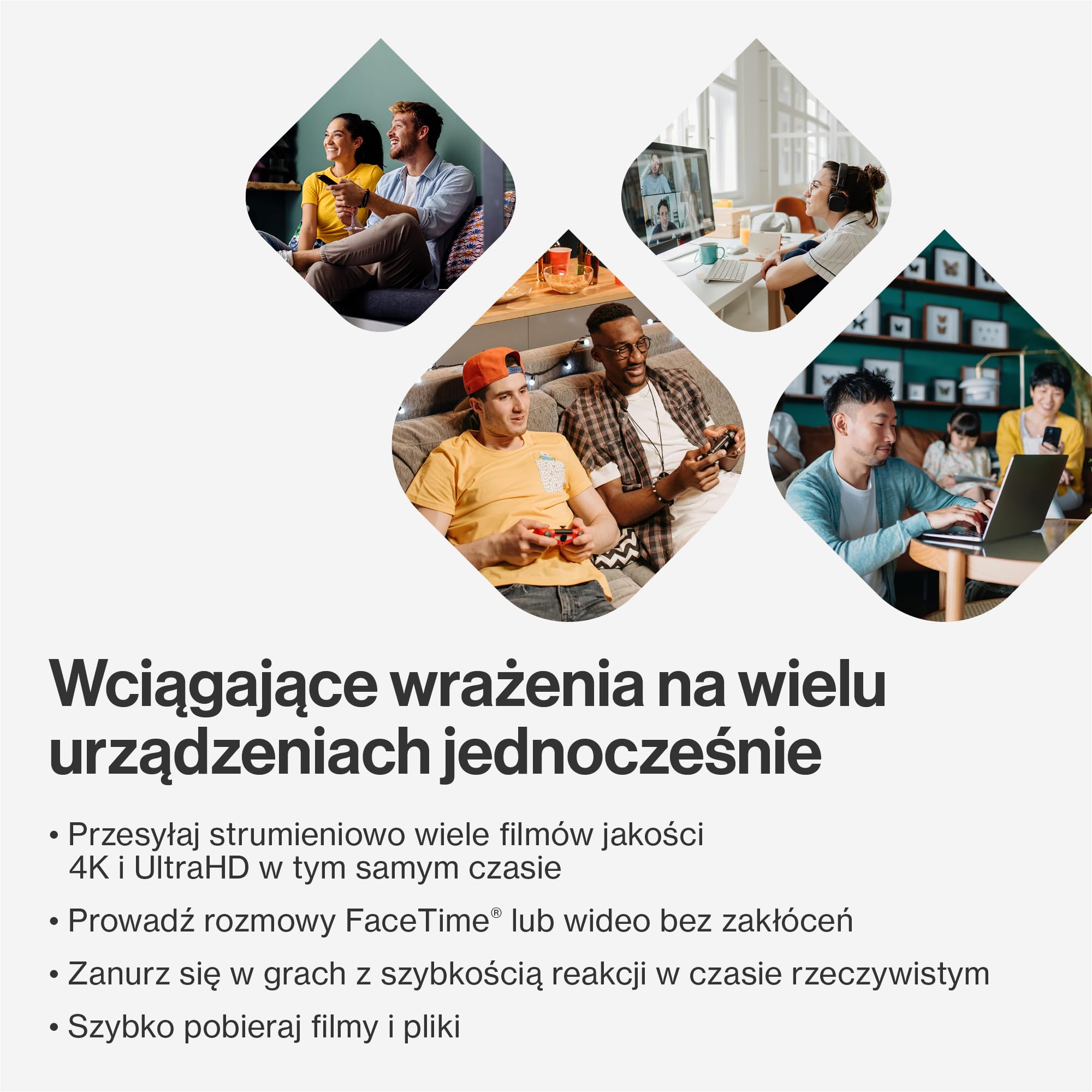 Linksys Dwupasmowy System Mesh Wi-Fi Velop Micro 6, Router Wi-Fi 6, Prędkość do 3 Gb/s, Zasięg 465 mkw, Obsługa Ponad 150 Urządzeń, Zastępuje Router i Wzmacniacz Sygnału, 3 szt.