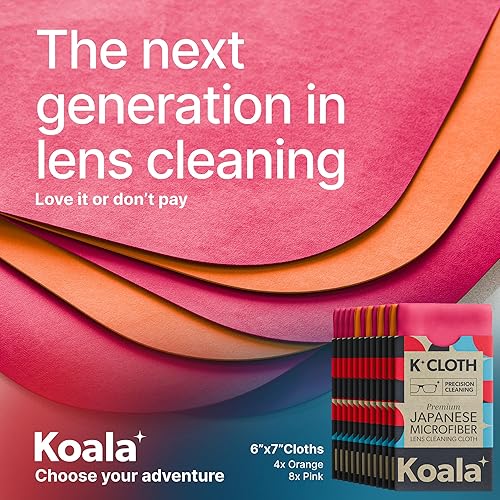 Miniatura 6 de Paño de Limpieza de Lentes Koala Microfibra Japonesa Paños de Limpieza de Gafas Limpiador de Lentes de Gafas Limpiador para Gafas, Cámara, Casco