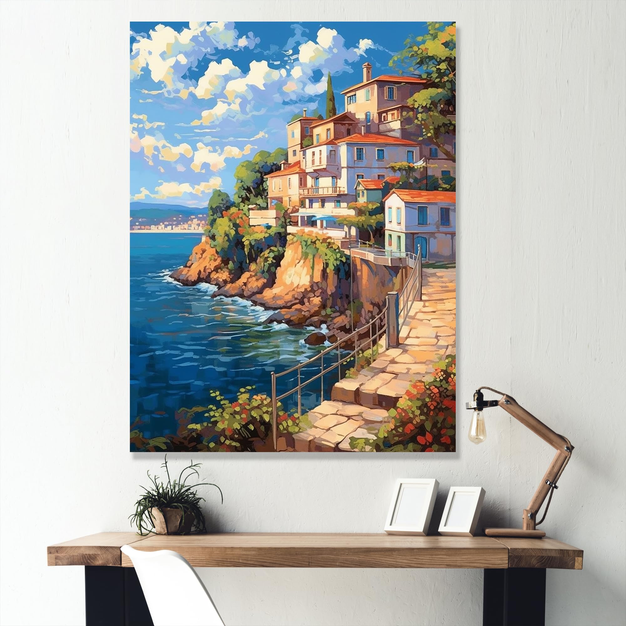 Amazon.com: DesignQ Large France Wall Art, France'S Picturesque