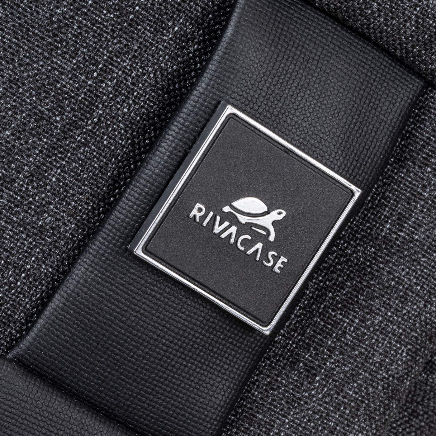 Rivacase Sac à bandoulière pour tablettes jusqu'à 8" - Sac à bandoulière en cuir synthétique et polyester de qualité supérieure avec bandoulière réglable, Noir, s