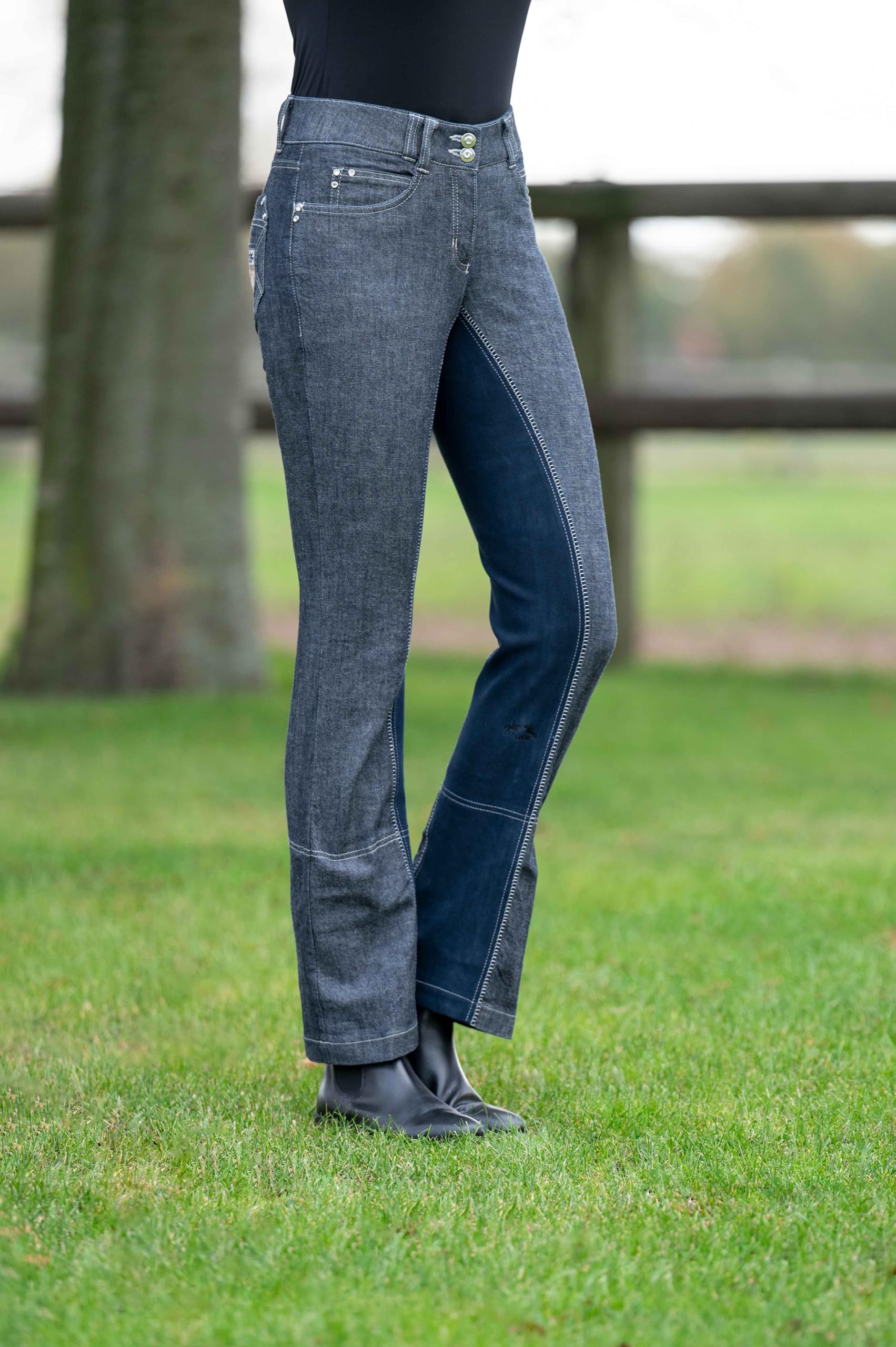 HKM Miss Blink Pantaloni da Equitazione. Donna