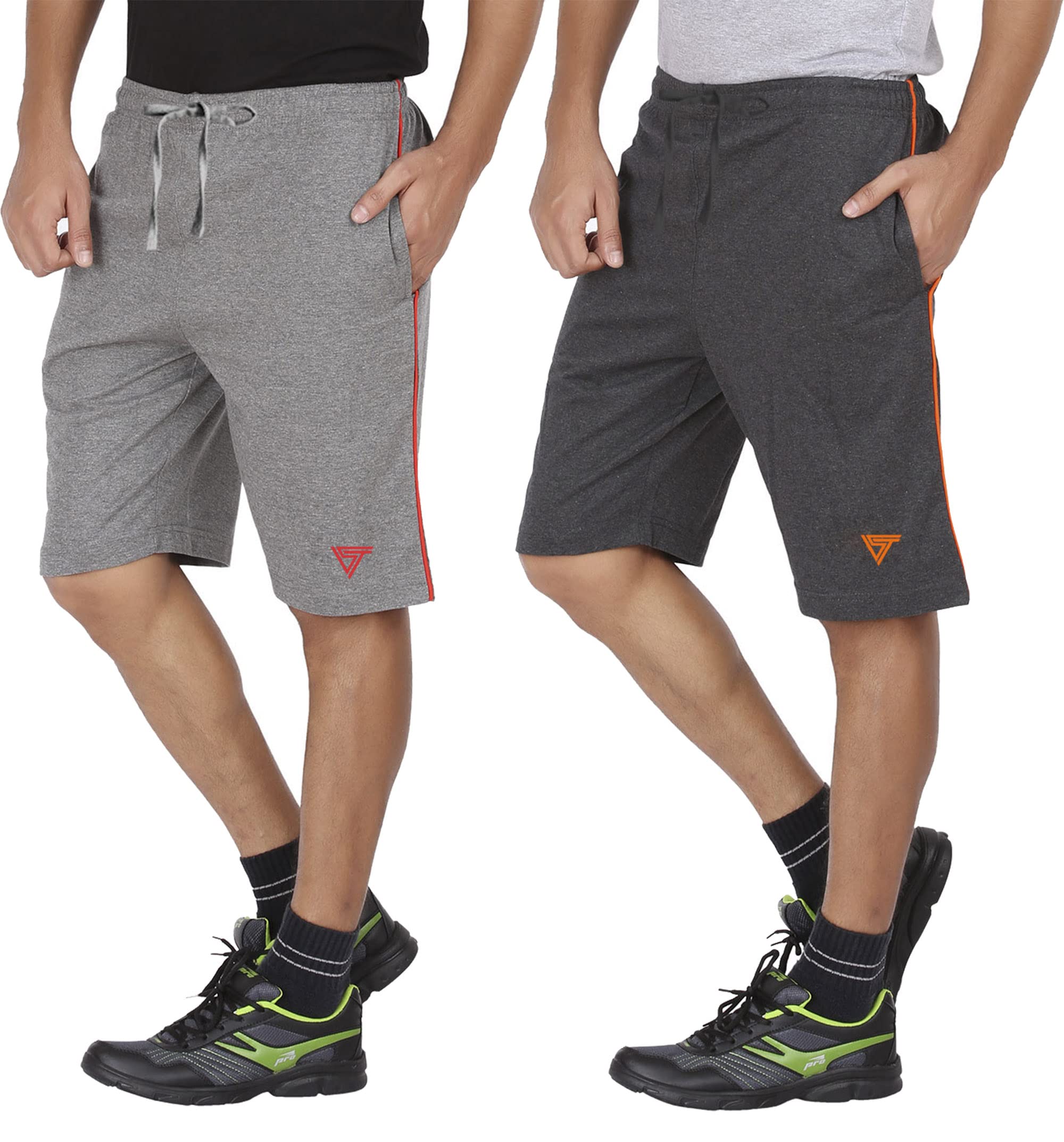 south tree Mens Shorts Piping with Side Pockets(Pack of 2)-picture-39