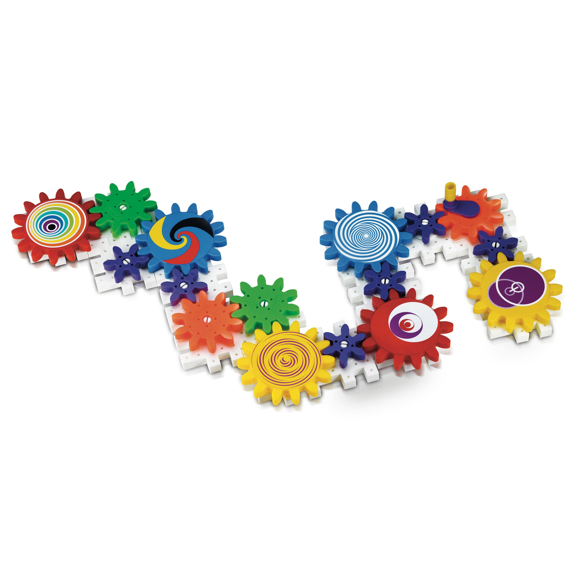 Quercetti Kaleido Gears, Jeux de Construction Engrenage, Jouet Enfant 3 Ans, Jeux Educatif, Construction Mécanique, Montessori, Kits de Loisirs Créatifs, Made in Italy