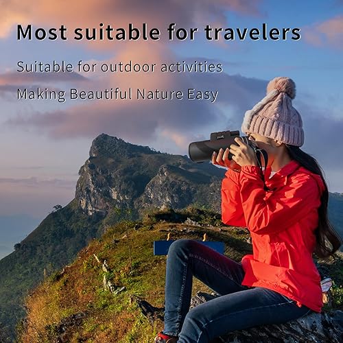 Miniatura 6 de Telescopio monocular de alta potencia de 40 x 60 para adultos, monocular para adaptador de teléfono inteligente, telescopio monocular, caza, vida