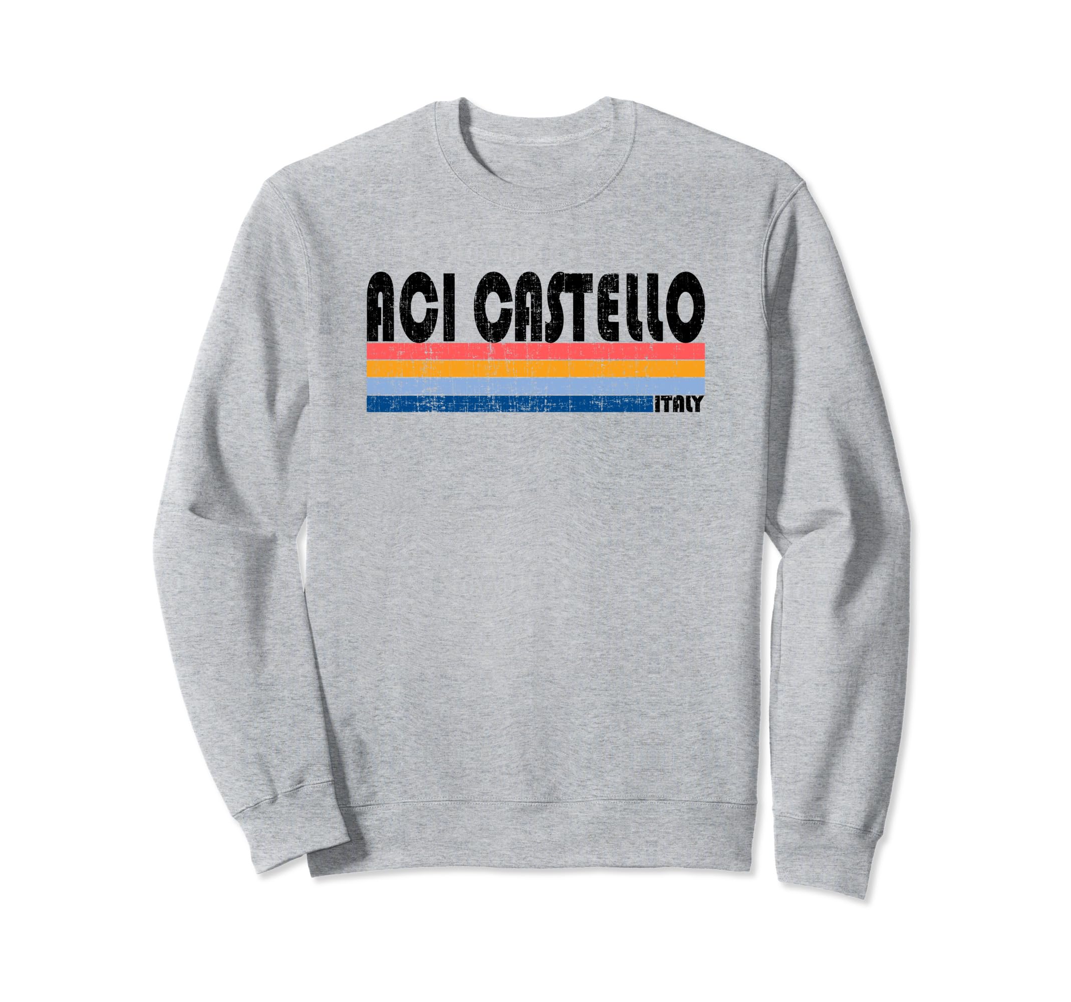 Aci Castello, Italy Retro 70s 80s Style Sweatshirt