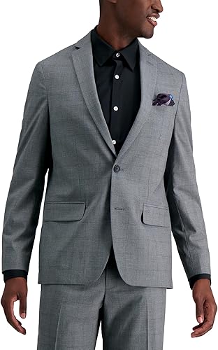 Haggar Pantalón separado de traje ultra delgado elástico en 4 direcciones para hombre