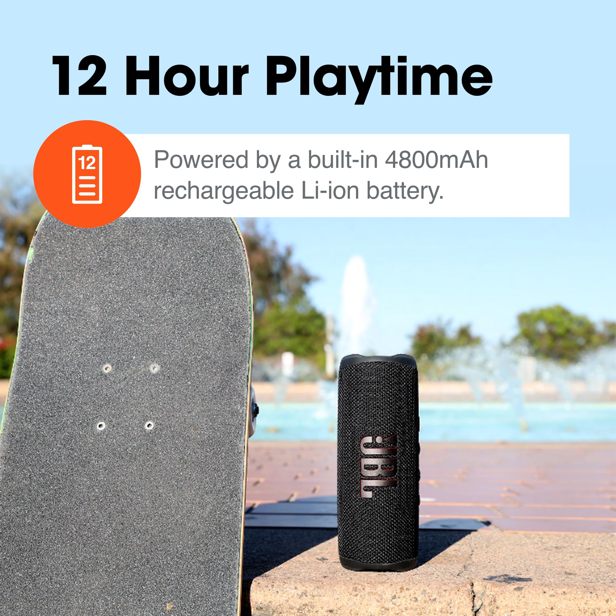 Amazon.com: JBL Flip 6 (Gray) + Bundle with Case Logic