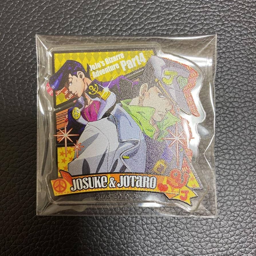 ジョジョの奇妙な冒険 アクリルバッジ 東方仗助 ＆ 空条承太郎 Amazon.co.jp: ジョジョの奇妙な冒険 東方仗助 空条承太郎