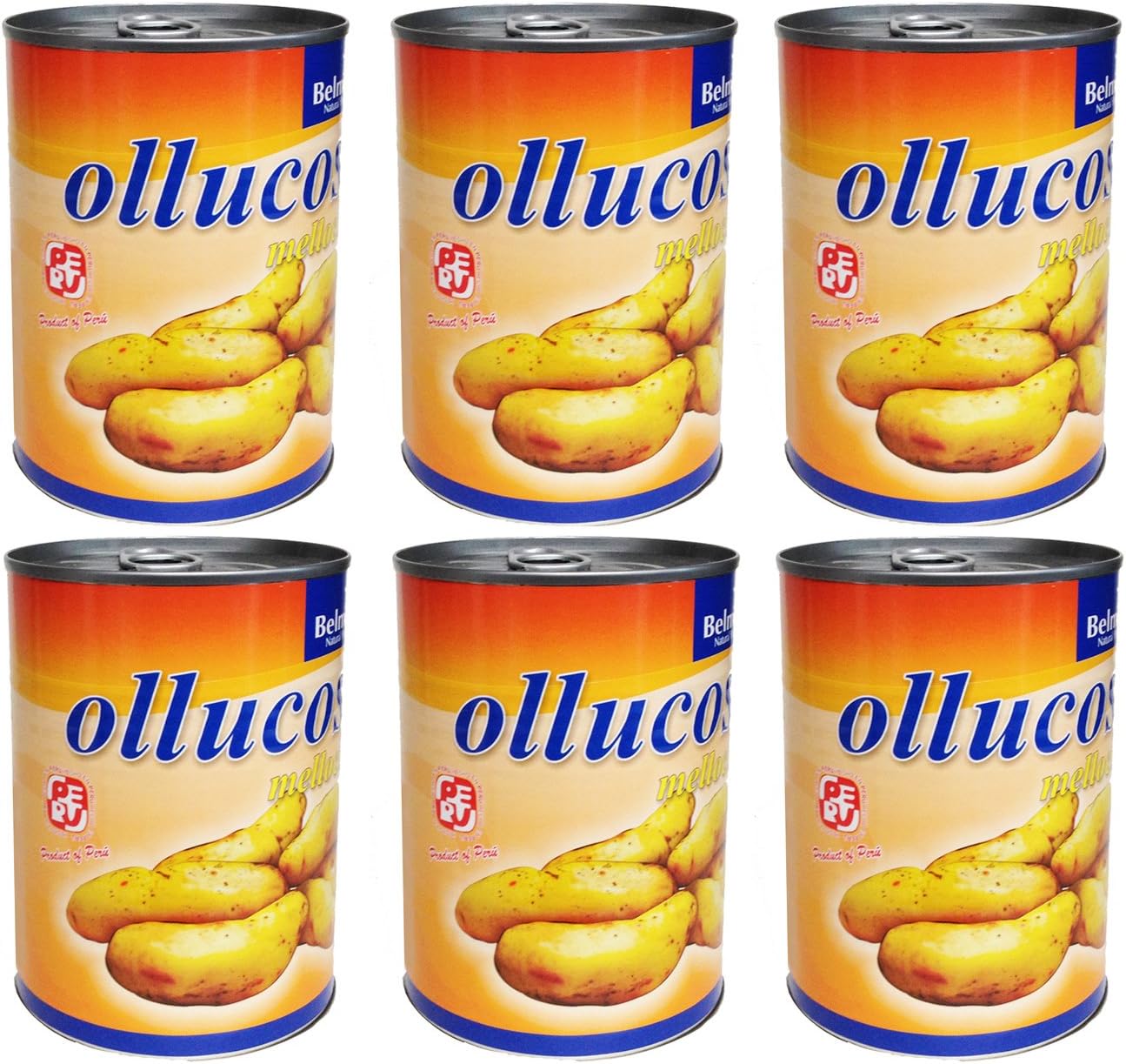 Olluco en salmuera del Peru 6 latas de 20 oz c/u