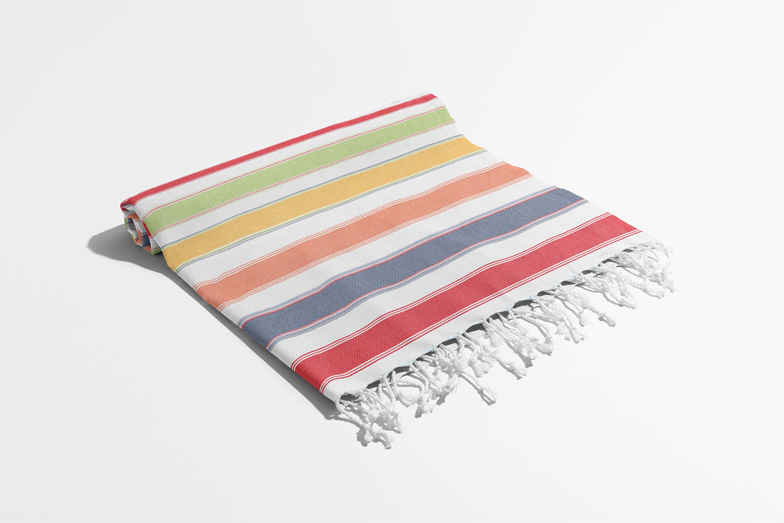 Arkwright LLCArkwright Sand Free Beach Towel - Oversized 35 x 75 Turkish Cotton Quick Dry, Compact & Lightweight Blankets for Pool Chairs, Resorts, Outdoor, Fun