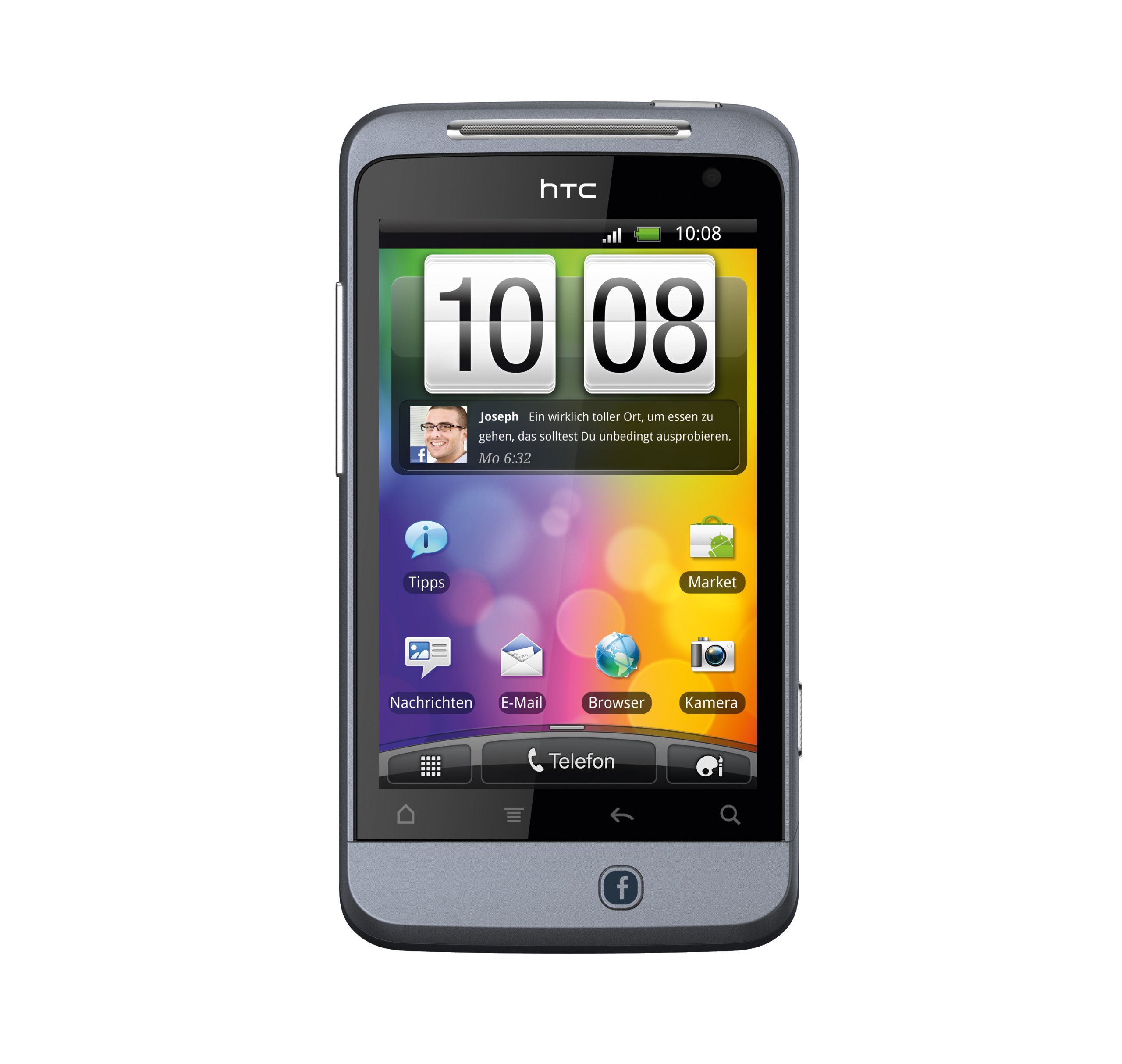 HTC Salsa smartfon (wyświetlacz o przekątnej 8,6 cm (3,4 cala), ekran dotykowy, aparat o rozdzielczości 5 megapikseli, system Android OS) ocean blue
