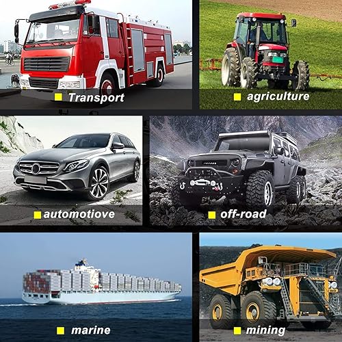 Miniatura 7 de Autosaver88 - Juego de 2 luces LED de 7 pulgadas para parachoques de todoterreno, camión, automóvil, ATV, SUV, Jeep, construcción, Negro