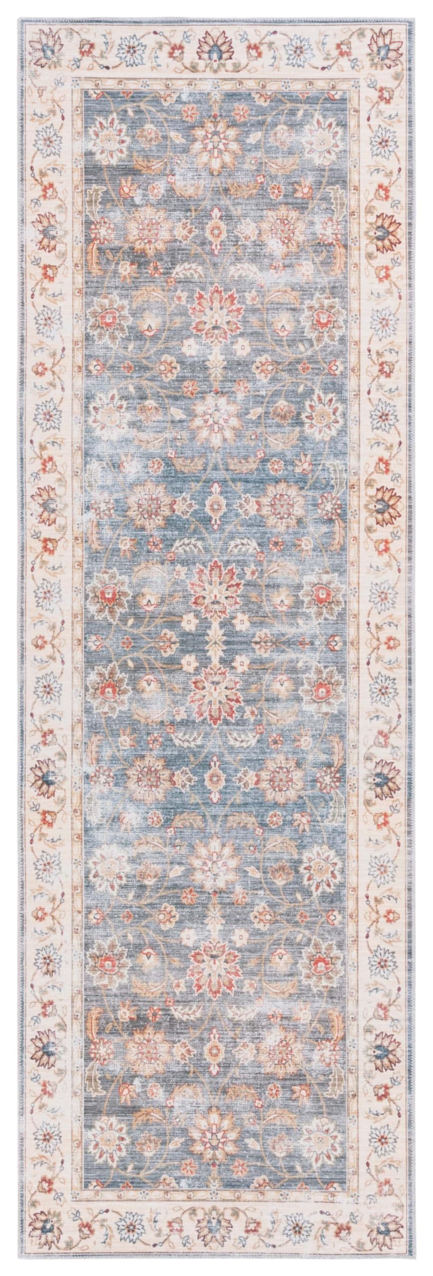 Safavieh Distressed Rug Ideal for High Traffic Areas, Machine Washable and Non Slip, Arizona Collection, Short Pile - Image 3