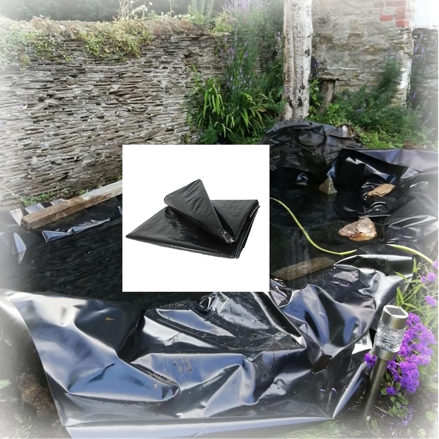 7x26ft 10x20ft 13x16ft 4.7 Mil HDPE Heavy Duty Small Pond