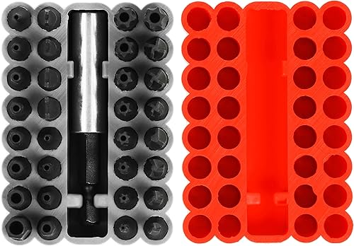 Vista 36 de ARES 70013 - Juego de 8 brocas de impacto de acero S2, incluye puntas Phillips de 1,2,3,4 y puntas ranuradas de 1/4 pulgadas, 5/16 pulgadas, 3/8