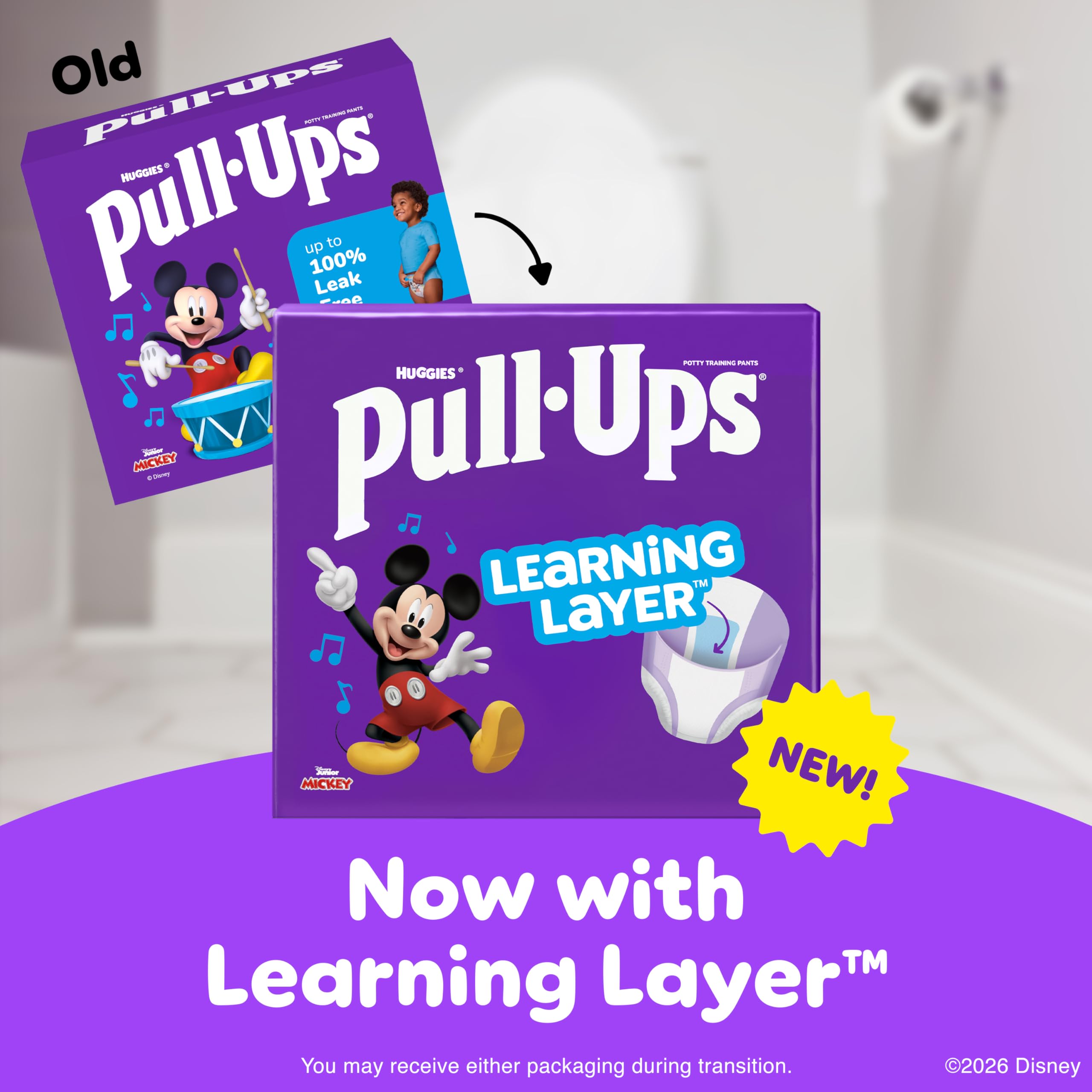 Pull-Ups Boys' Potty Training Pants, Size 6T-7T Training Underwear (55-75 lbs), 58 Count - 3