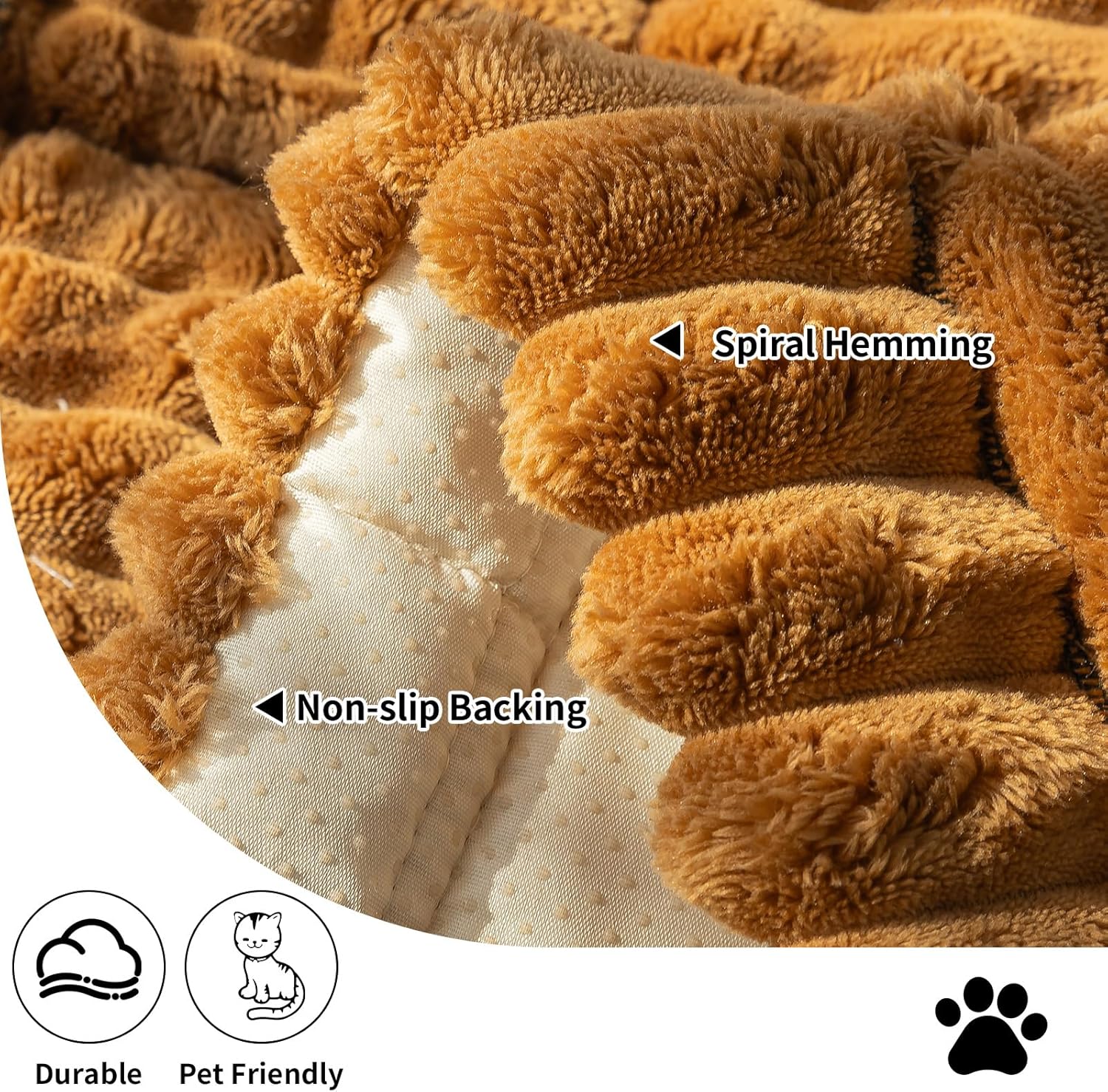 Sofa Couch Cover, Sofa Covers for Dogs Washable, Non-Slip Striped Sofa Slipcovers for Sectional Sofa, Sofa Cover Furniture Protector for L Shaped(Light Brown, 27.6"x 70.9")