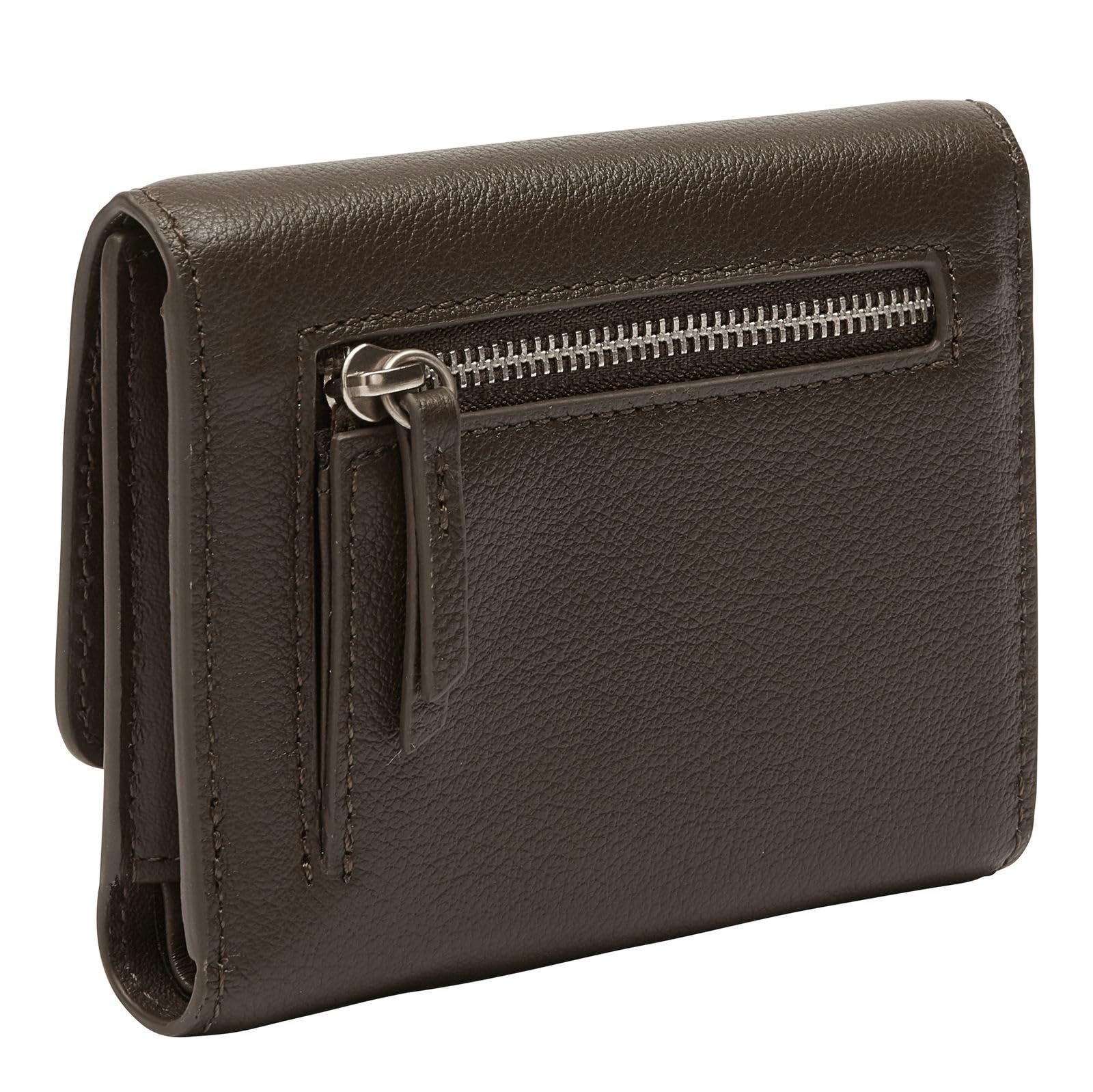 Liebeskind Berlin Basic Nova Geldbörse, Medium (9.5 cm x 11.6 cm x 2cm), golden Amber