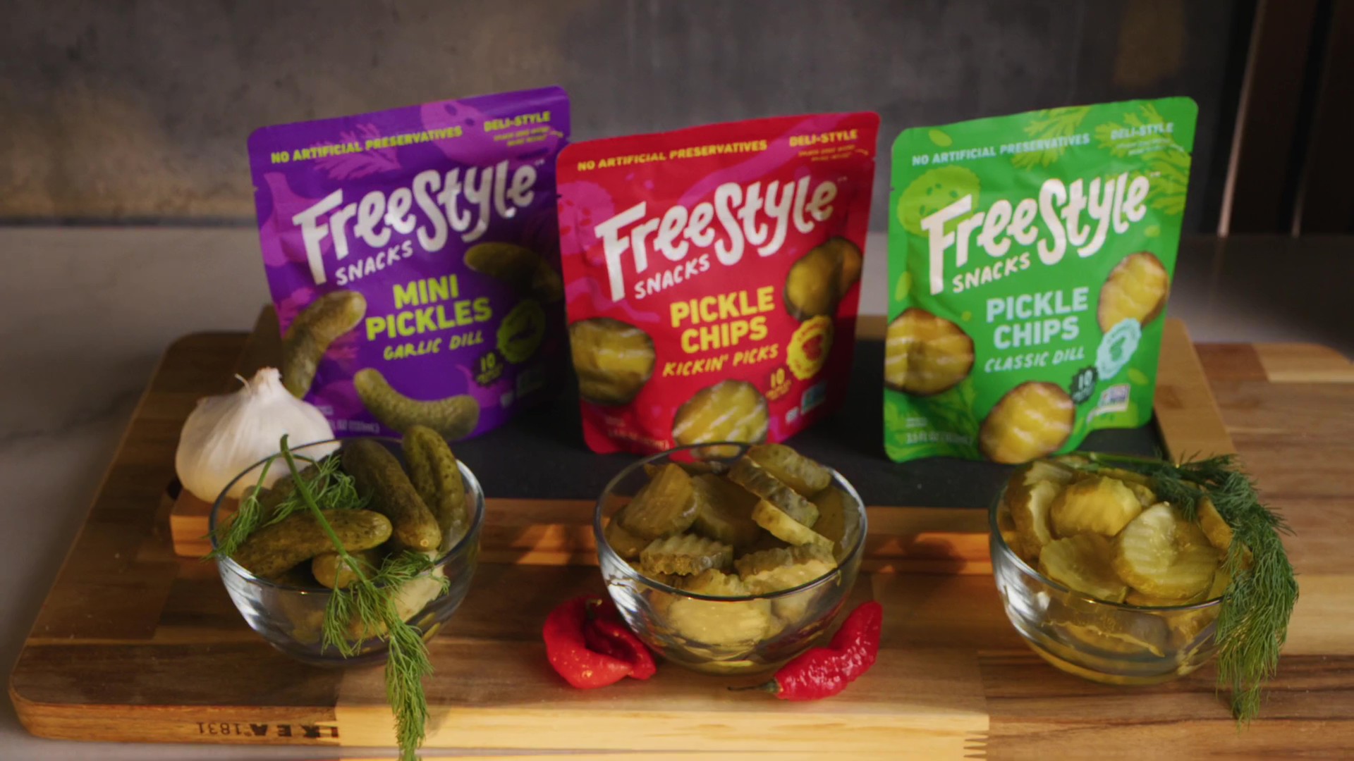 Amazon.com : Freestyle Snacks Pickle Chip Snack Packs - Classic