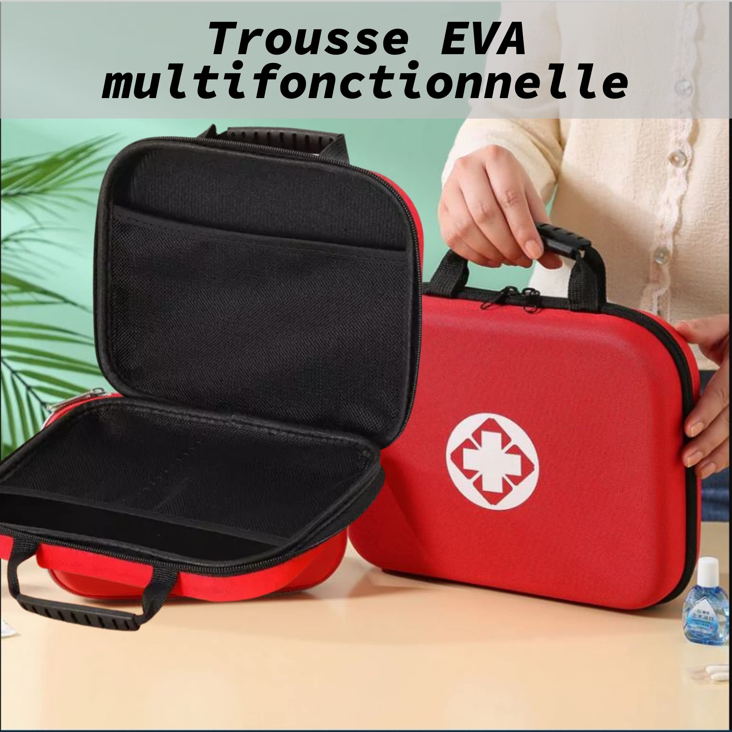 Tensiomètre Bras Électronique + Oxymètre de Doigt + Thermomètre Frontal – Kit Santé à Domicile 3en1 avec Mallette Rigide – Grands Écrans – Pack Surveillance Tension & Température– Seniors & Famille