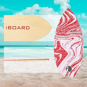 36 Skipper Skimboard High Gloss Wood Board for Beginners