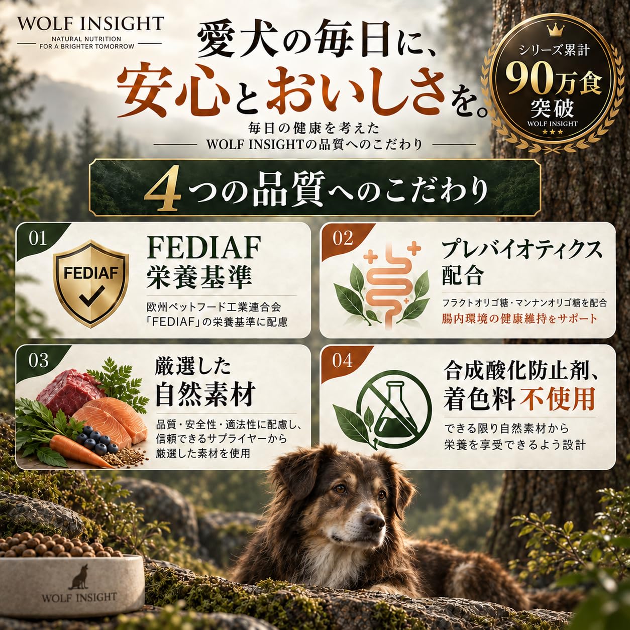 Amazon.co.jp: 【獣医師推奨】ウルフインサイト ドッグフード