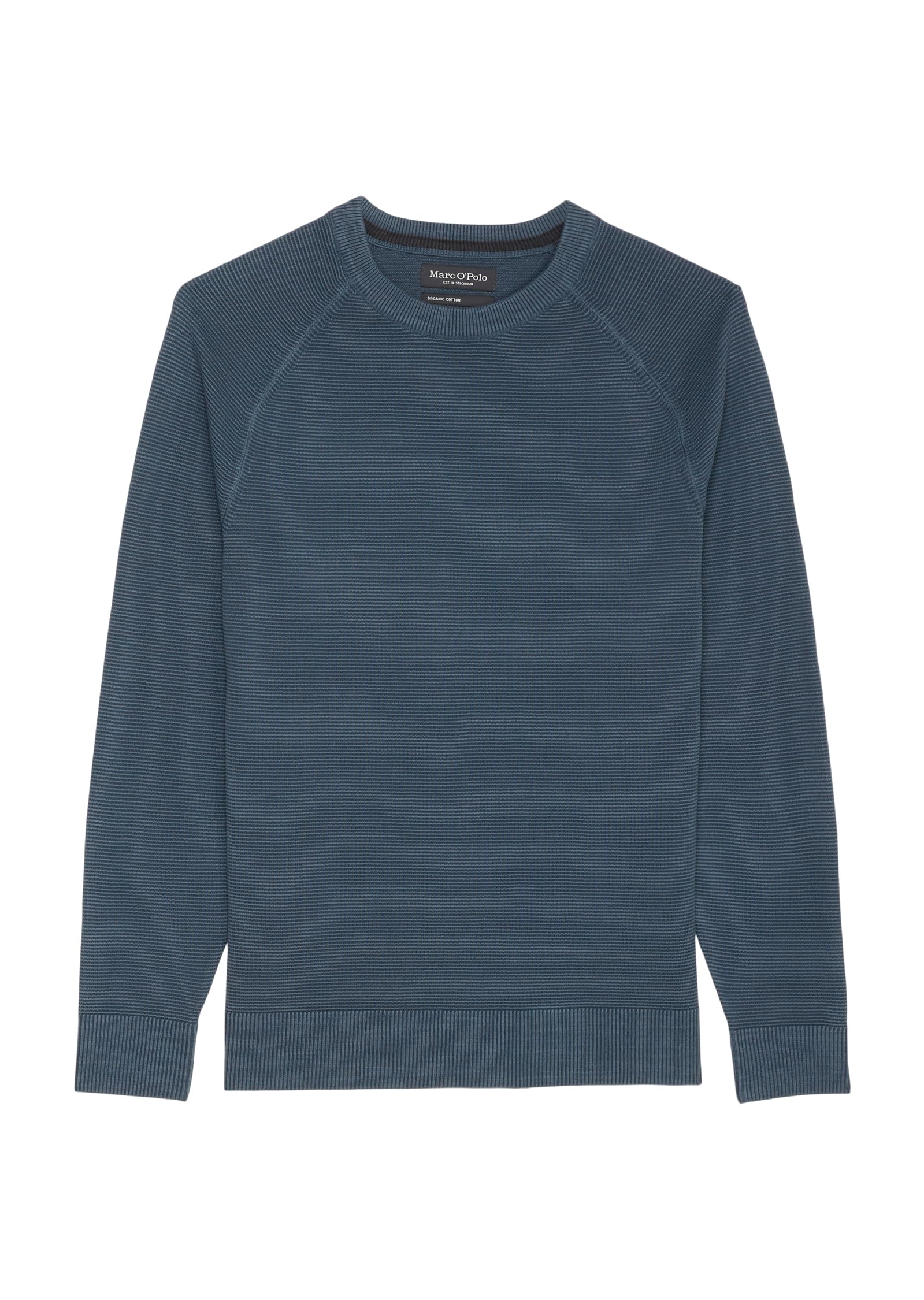 Marc O'Polo Herren Strickpullover aus Bio-Baumwolle Langarm