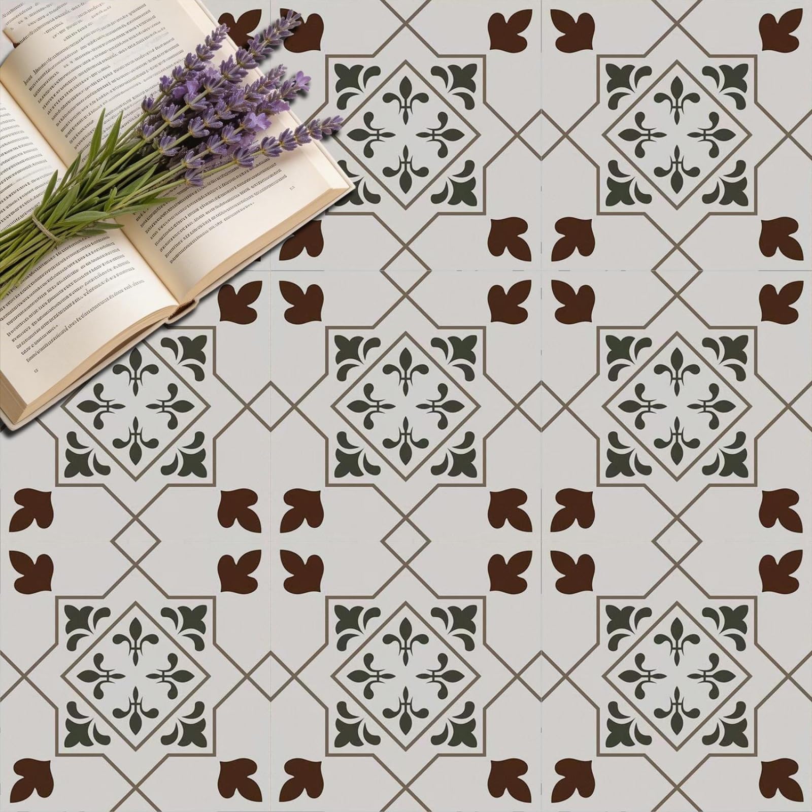 Azulejos Adhesivos Baño Impermeables 30 cm x 30 cm