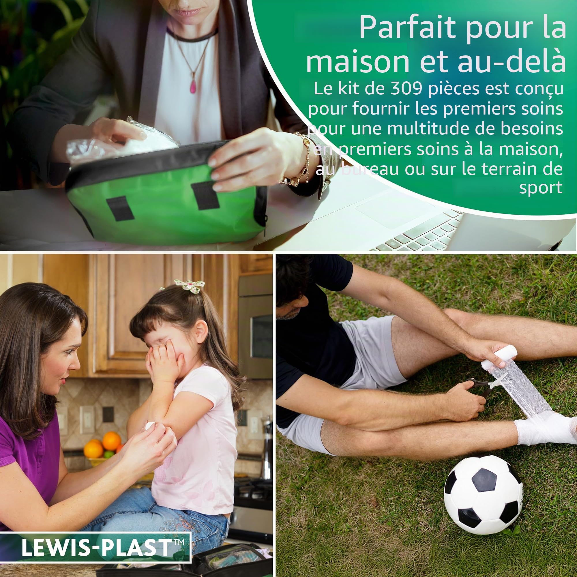 Lewis-plast Trousse De Premiers Soins 309 Pièces