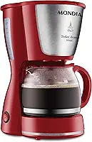 Cafeteira Elétrica Dolce Arome, Mondial, Vermelho/Inox, 550W, 110V - C-35 18X